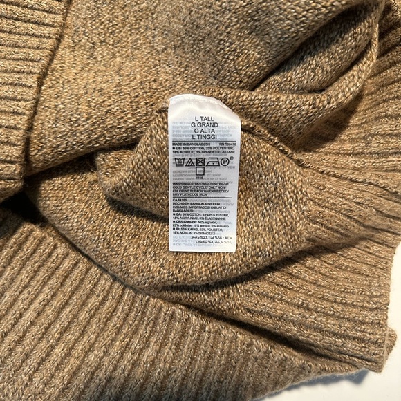 NWT old navy oversized sweater dress brown size large - Picture 3 of 8